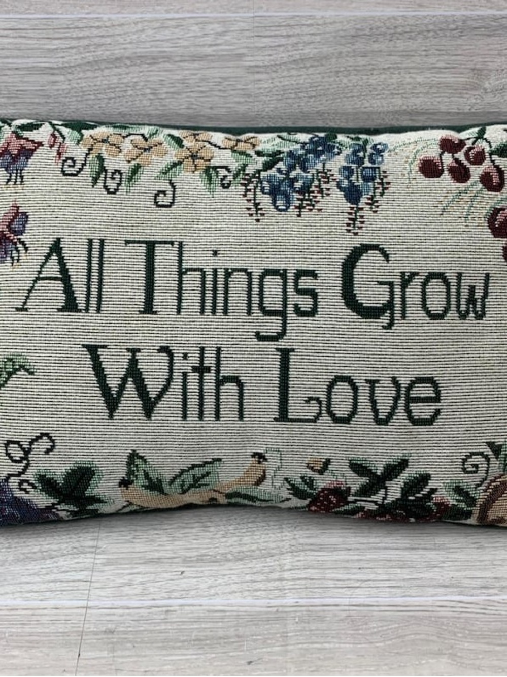 Tapestry Home Sweet Home Tree House Birds Rectangular Throw Pillow 10"x14"